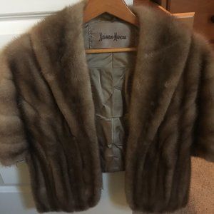 Vintage 1960's 100% Mink fur Stole, Neiman Marcus